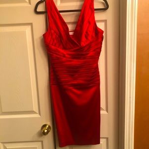 Red Cocktail Dress - Calvin Klein